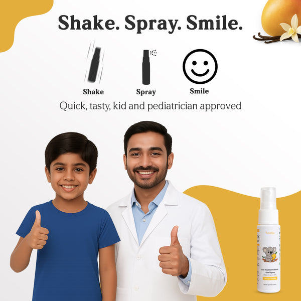 Kids Daily Gut Health Probiotic OralSpray - Mango Vanilla Flavour