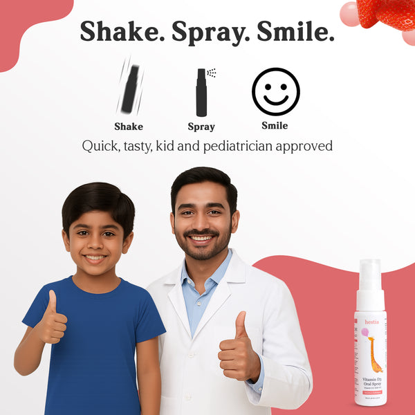 Kids Vitamin D3 Oral Spray 600 IU - Strawberry Bubblegum Flavour