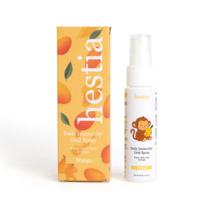 Kids Daily Immunity Oral Spray – Honey, Amla, Tulsi & Ginger - Mango Flavour