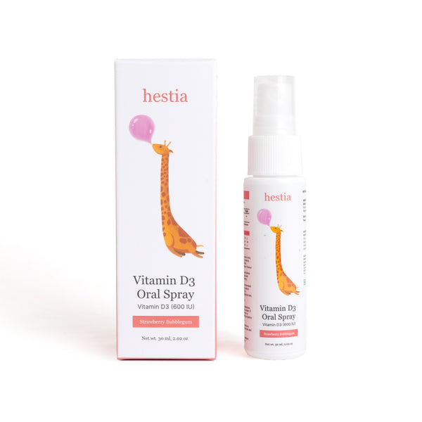 Kids Vitamin D3 Oral Spray 600 IU - Strawberry Bubblegum Flavour